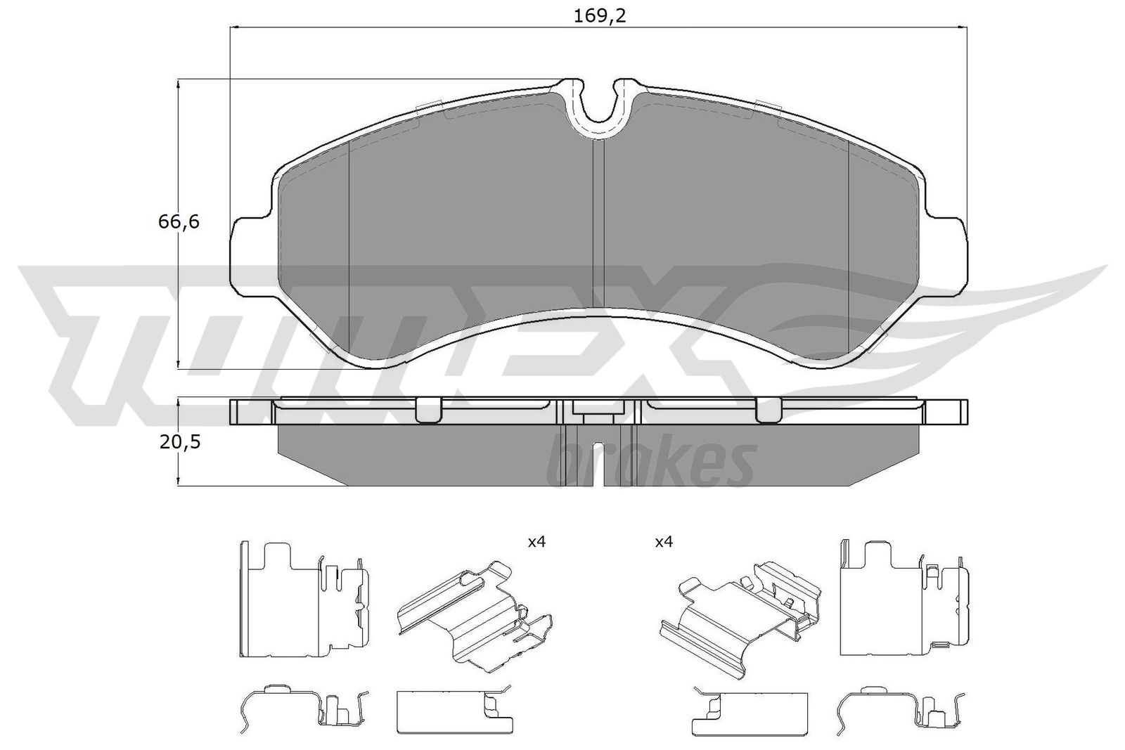 TOMEX Brakes TX 19-52 Sada...